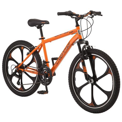 Strength: Frame was designed and fabricated with an eye for extreme durability. . Mongoose mountain bike 24 inch